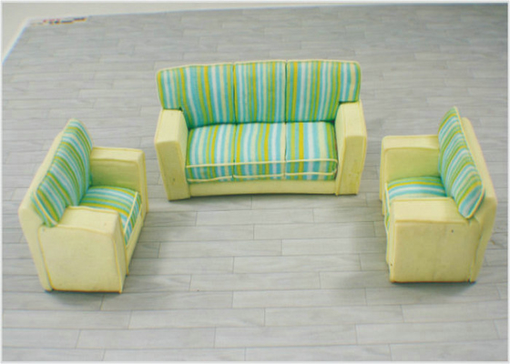 China Fashion Streak Architectural Model Furniture Home Design Ceramic Sofa SF188 supplier