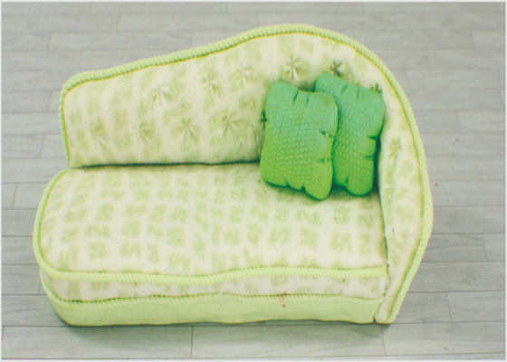 China Architectural Model Furniture , Soft Pottery Streak Mini Sofa For Doll House supplier