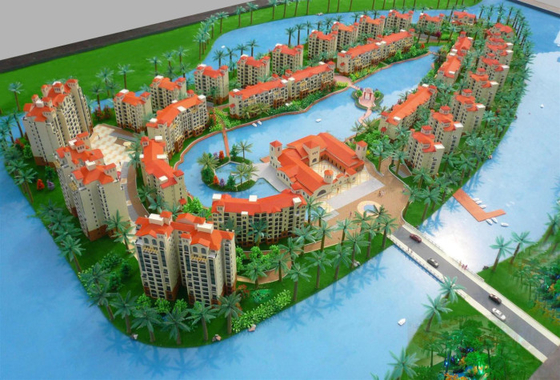 China Residential Miniature Architectural Model Maker , Villa 3D Beautiful Architectural Model supplier