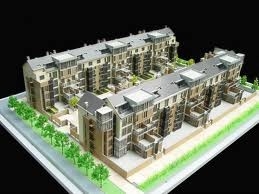 China Real Estate Miniature Architectural Model Maker , Environmental Scale Model Showcase supplier
