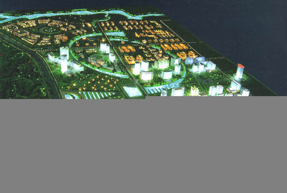 China Beautiful Lighting Architectural Model Maker For Real Estate Investment Project supplier