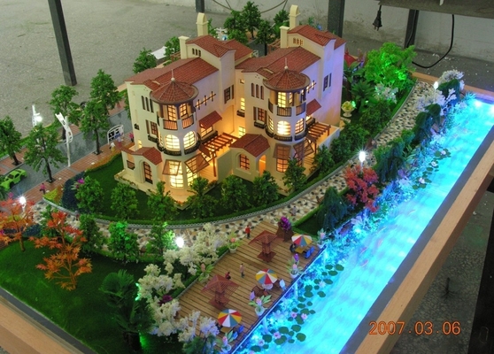 China Beautiful Miniature Architectural Model Maker , Real Estate Scale Models supplier