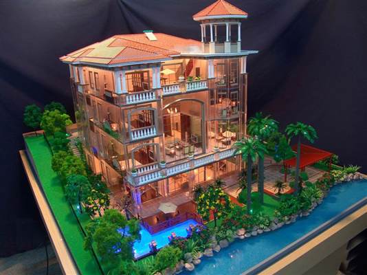 China Residential Massing Architectural Model Supplies For Villa Layout Model supplier