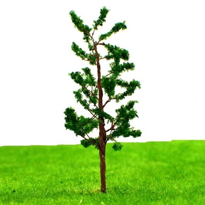 China  Miniature Model Trees for Roadside Scenery Layout , Green Avenue Metal Tree Pine 8cm N8030 supplier