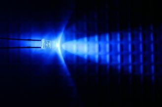 China 5MM Blue  Architectural Model Supplies For Small LED Light MD01-011 supplier