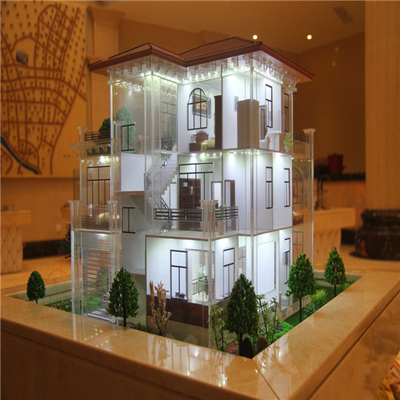 China Trustworthy Architectural Model Maker For Miniature Luxury Villa Layout Model supplier