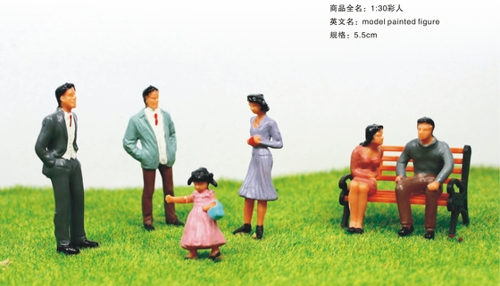 China Outdoor Architectural Scale Model People 5.5cm DIY Residential supplier