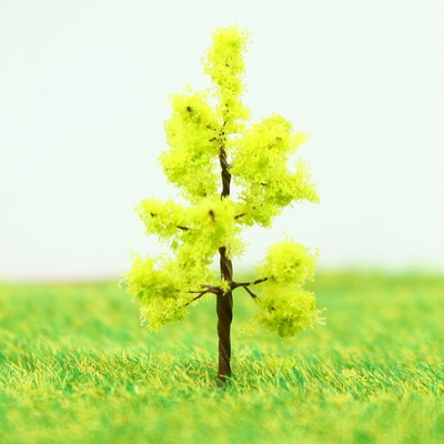 China R3210 Train Track Layouts Miniature Model Trees Avenue Chartreuse Metal Wire Tree 3.2cm supplier