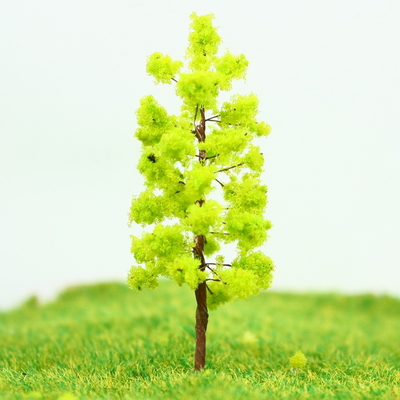 China R5020 Train Track Layouts Miniature Model Trees Avenue Chartreuse Metal Wire Tree 5cm supplier