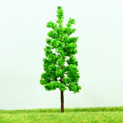 China G9035 HO Railroad Layout Miniature Model Trees Roadside Green Wire Palm Tree 9cm supplier