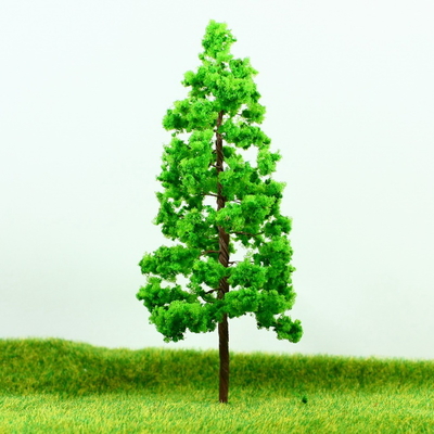 China G11040 Train Layout Miniature Model Trees Avenue Green Pagoda Wire Tree 11cm supplier