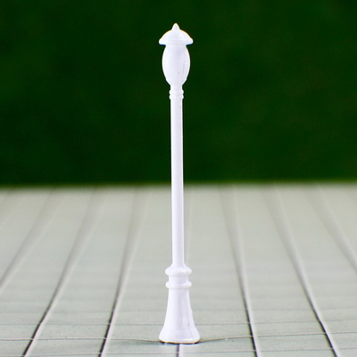 China 1:300 Single-Headed Yard Plastic Scale Train Station Layouts Design Model Lamppost supplier