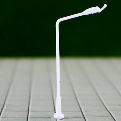 China 1:300 Single Head Garden Scale Model Lamppost for Train Station Layouts supplier