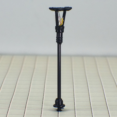 China HO Scale Train Layout Lighting Street Plastic Model Lamp Post 6cm  supplier