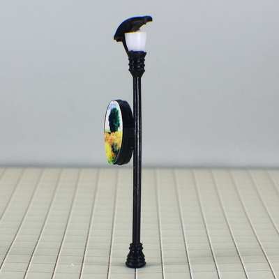 China N Gauge Train Layout Lighting Street Model Lamppost 7.5cm supplier