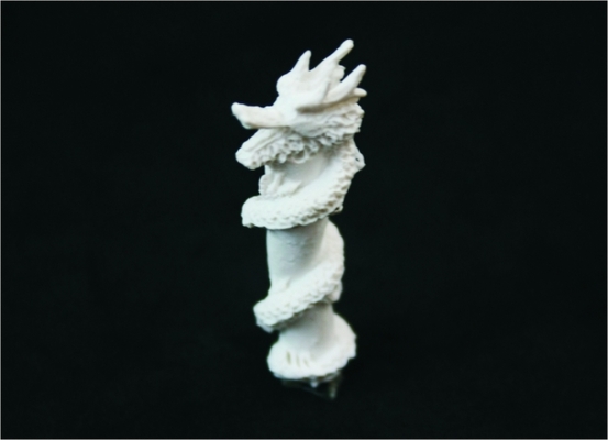 China A13-12 Jade White Desktop Sculpture 3D Scale Model Chinese Dragon  supplier