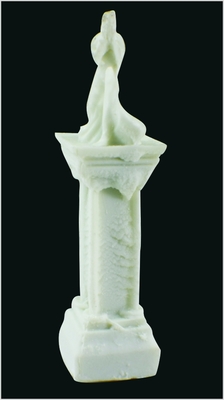 China MD01 Jade White Desktop Sculpture 3D Scale Model 2*6.5cm supplier
