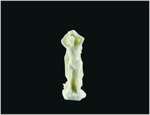 China MD12 1*3.5cm Jade White Desktop Sculpture 3D Scale Model Strong Man supplier