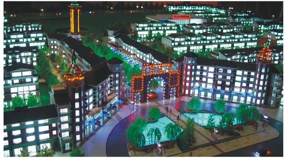 China Exhibit HO Train Led Lighting Architechture Scale Model Scenery Kits supplier