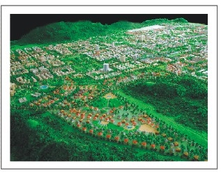 China Custom Railroading Green Enviroment Scale Model Train Background Scenery Kit supplier