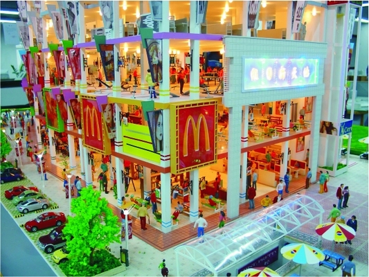 China OEM City Architechtural Scale Model Railway Scenery Backdrops supplier