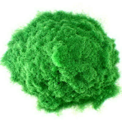 China 9# 1mm Custom Scale Model Train Layouts Supplies Nylon Med.Green Grass Powder supplier