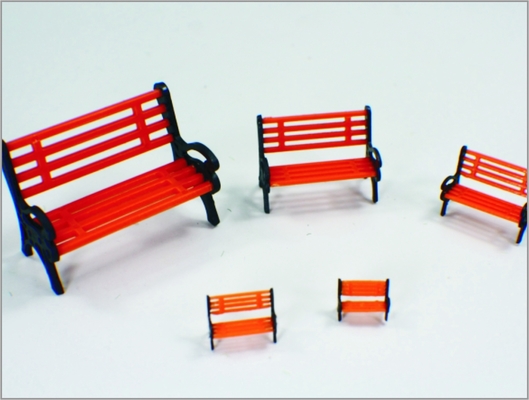 China Y30-02 1:30 Custom Scale Model Train Layouts Plastic 3D Park Chair supplier