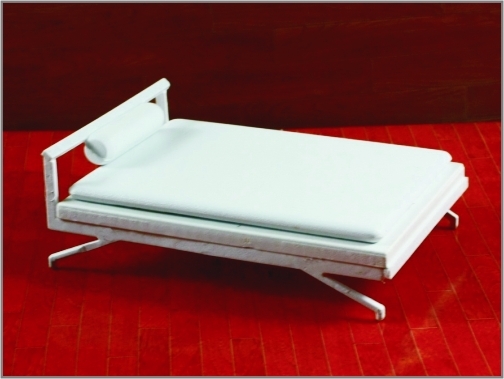 China Custom Architectural House Model Furniture Maoen Modern Double Bed 1:20/1:25/1:30 supplier