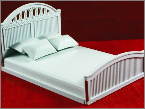 China 1:20/1:25/1:30 Sunshine Mediterranean Architectural Model Furniture Double Bed  supplier