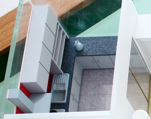 China Miniature Architectural Building Models House Interior Kichten Cabinet supplier