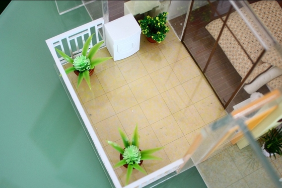 China Miniature Architectural Scale Models Building House Balcony Design  supplier