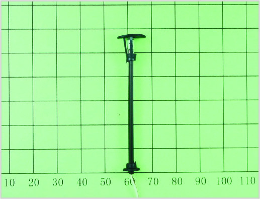 China T5 OEM N Scale Train Layout Lighting Street Model Lamp Post 6.5cm supplier