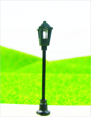 China T1 Custom 6V Single-head Street Lights Plastic Model Lamp Post for Railroad Layouts 4.5cm supplier