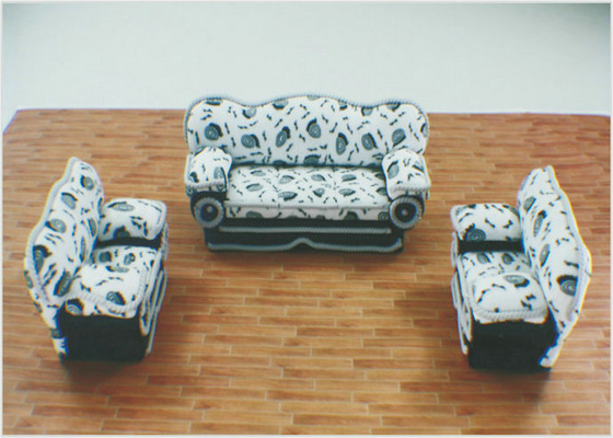 China  Architectural Model Furniture Interior Decorating  Soft Pottery Mini Sofa SF151 supplier