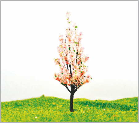 China 9cm Custom Architectural Miniature Model Trees In Hand Made supplier