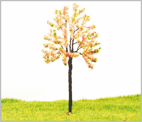 China 9cm, 11cm City Planning Layout Handmade Miniature Model Trees supplier