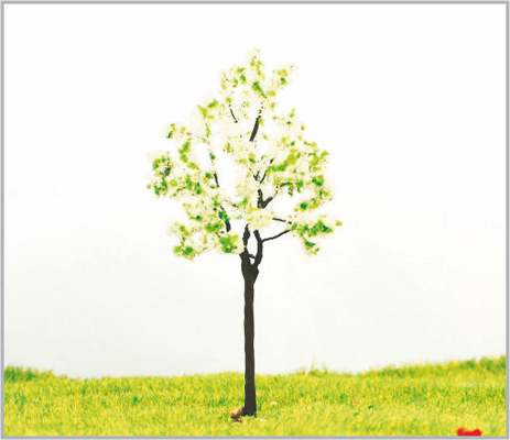 China 9cm, 11cm Handmade Custom Miniature Model Trees For City Planning Layout supplier