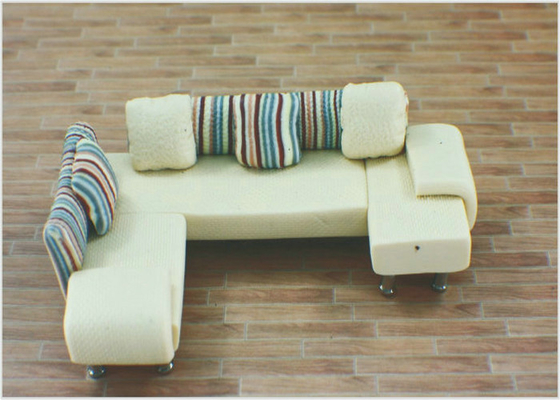 China Fashion Simulation Architectural Model Furniture Interior Decorating Pottery Sofa supplier