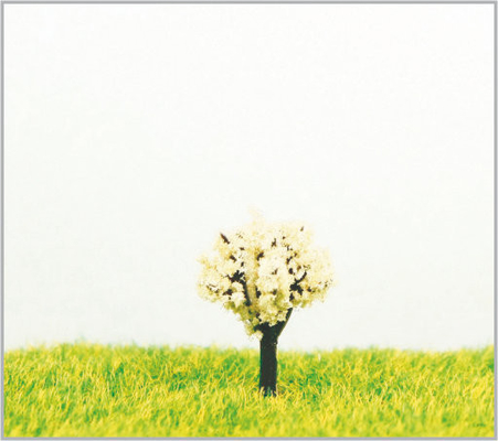 China 1.8cm Handmade Custom Plastic White Miniature Model Trees  supplier