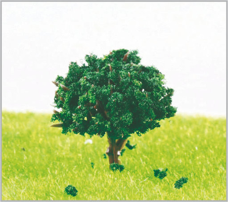 China 1.8cm Handmade Plastic Miniature Model For Trees City Planning Layout  supplier