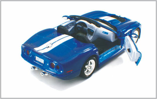 China Mini Diecast Alloy Blue Custom Scale Model Cars 1999 Shelby Series 1 as Gift supplier