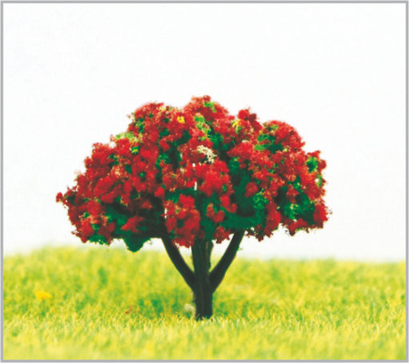 China 3.5cm Handmade Plastic Violet Miniature Model Trees supplier