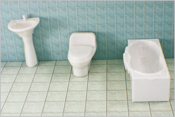 China T20-03 / J20-02 1:20/1:25/1:30 Architectural House Model Furniture Wall Hand-washing Basin supplier