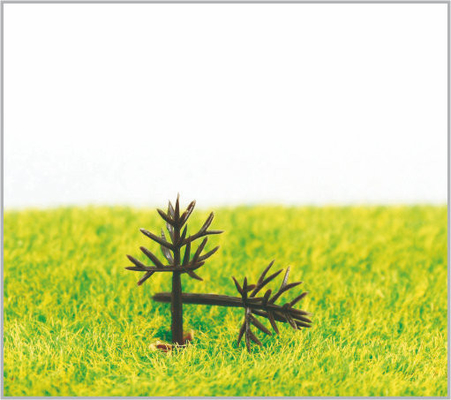 China D24 N Scale Train Layout Miniature Model Trees Roadside Green Plastic Rods 2.4cm supplier