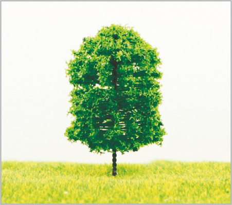 China SE02 Architectural Miniature Model Trees Yellow Landscape Tree 7cm / 6cm / 5cm / 4cm supplier