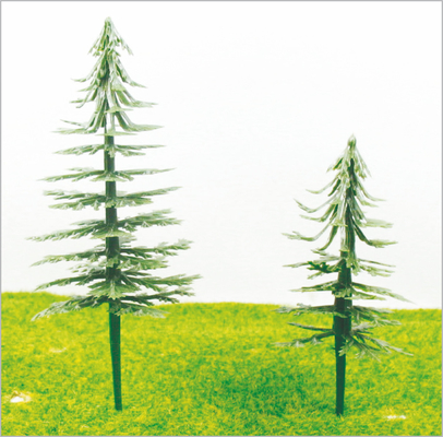 China S31/33 Train Track Layouts Miniature Model Trees Avenue Christmas Pine 9cm / 11cm supplier