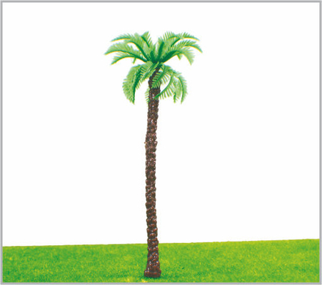 China M002 HO Train Layout Miniature Model Trees Green Street Coconut Tree 14cm supplier