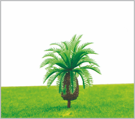 China M017 HO Train Layout Miniature Model Trees Green Street Palms Tree 5cm supplier