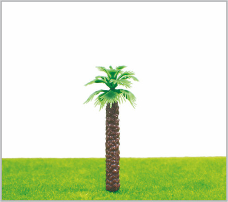China M012 HO Train Layout Miniature Model Trees Green Street Palms Trees 5cm supplier