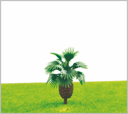 China M016 Train Station Layout Miniature Model Scale Trees Green Avenue Palms Tree 3.5cm supplier
